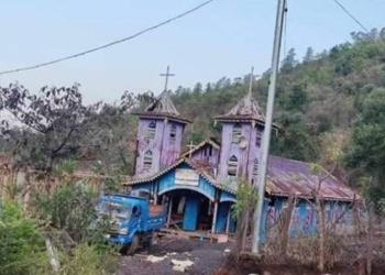 Gereja Katolik dan Gereja Baptis Jadi Sasaran Serangan Udara Militer Myanmar di Negara Bagian Chin